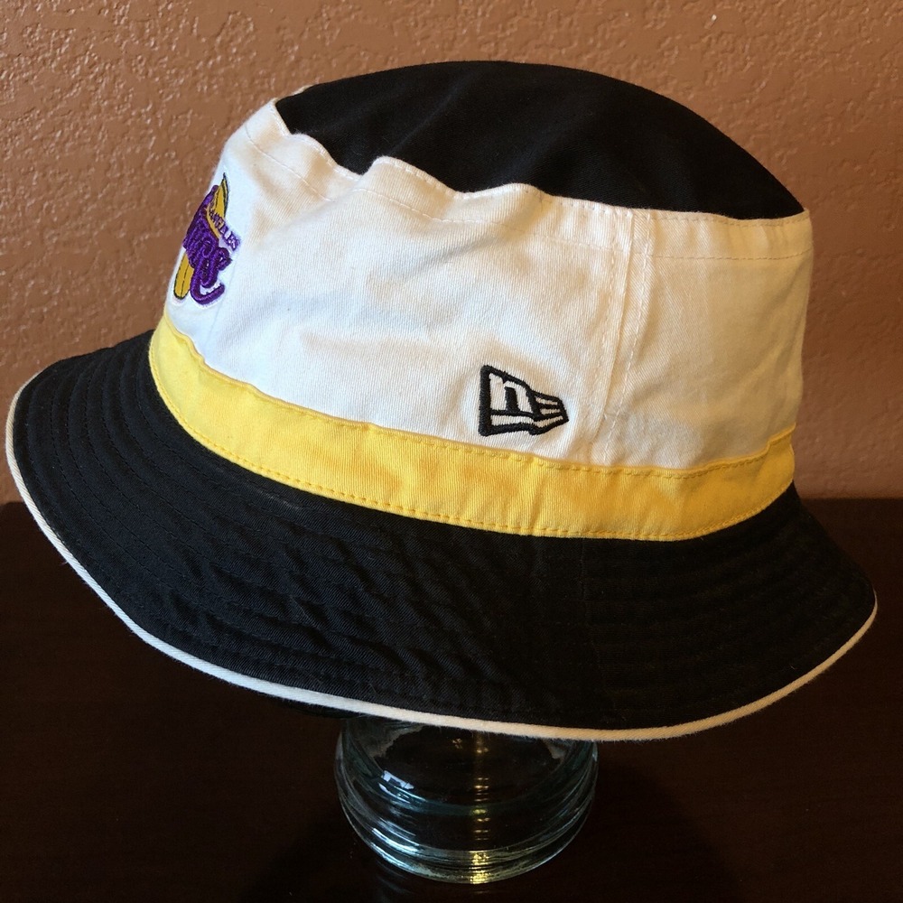 Los Angeles Lakers‎ Bucket Hat Size L/XL New Era NBA Basketball LA Lakers - Picture 3 of 16